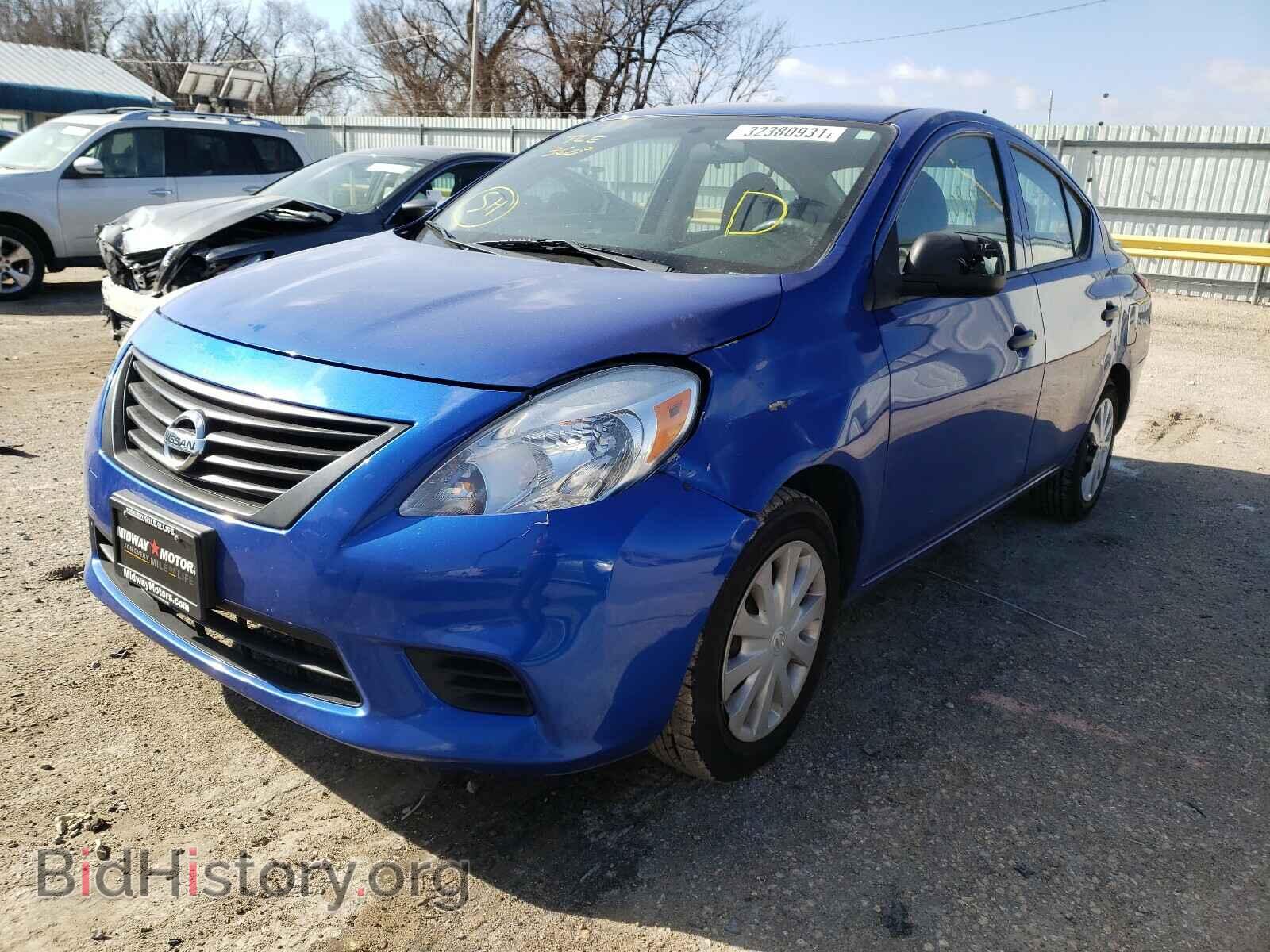 2014 NISSAN VERSA - VIN: 3N1CN7AP1EL856942 - Фото 2