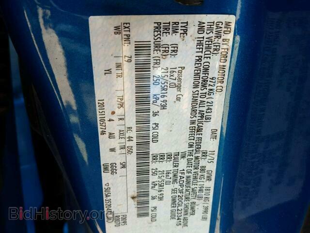 2016 FORD FOCUS - VIN: 1FADP3F20GL233415 - Photo 10