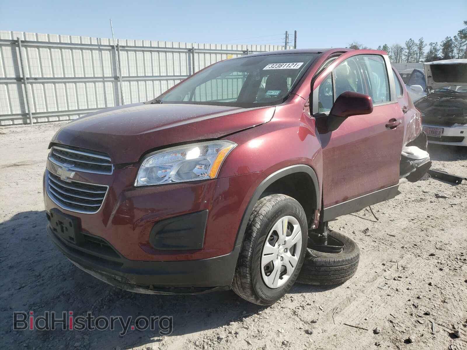 2016 CHEVROLET TRAX - VIN: 3GNCJKSB8GL234959 - Фото 2