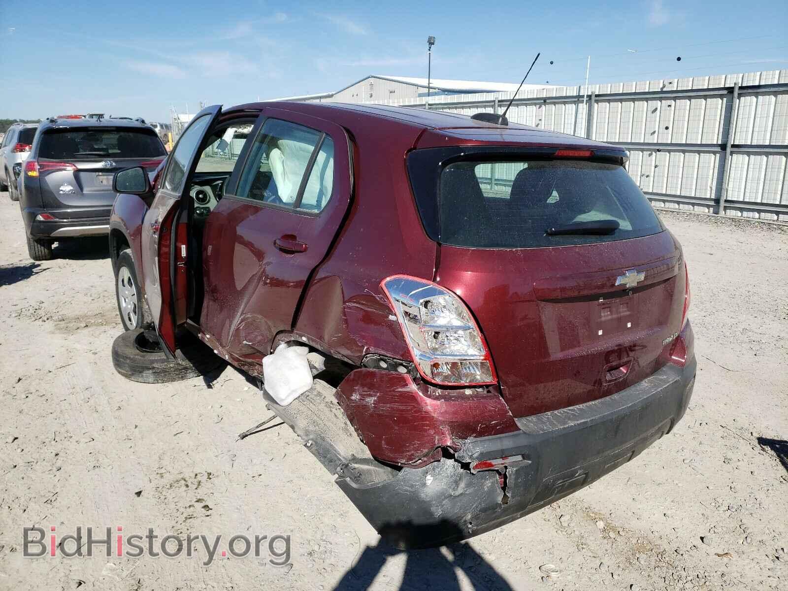 2016 CHEVROLET TRAX - VIN: 3GNCJKSB8GL234959 - Фото 3