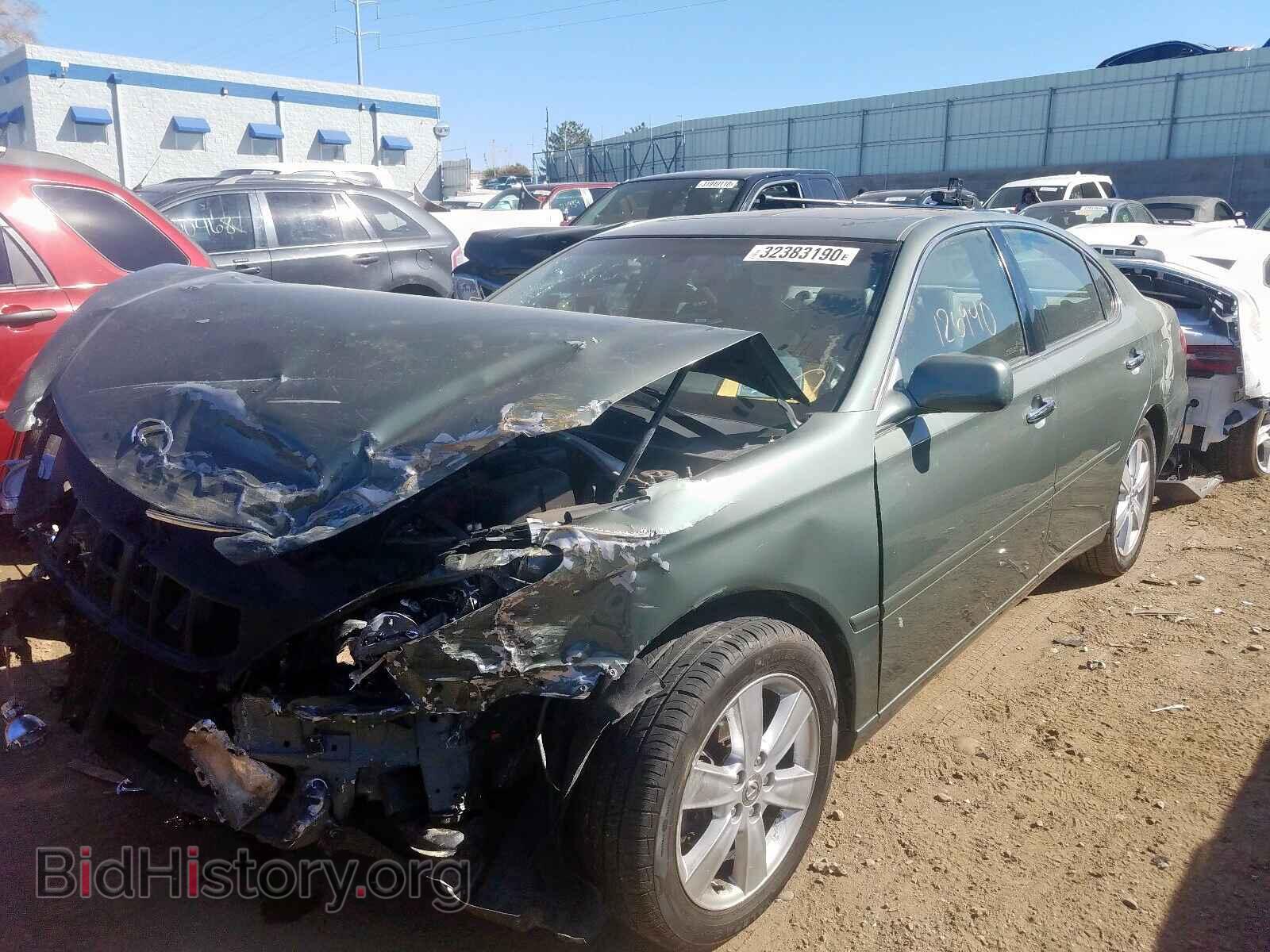 2005 LEXUS ES330 - VIN: JTHBA30G355105564 - Фото 2
