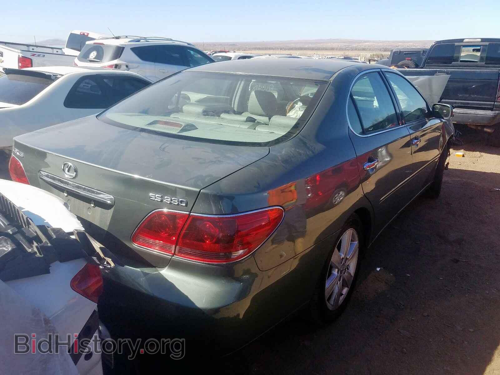 2005 LEXUS ES330 - VIN: JTHBA30G355105564 - Фото 4