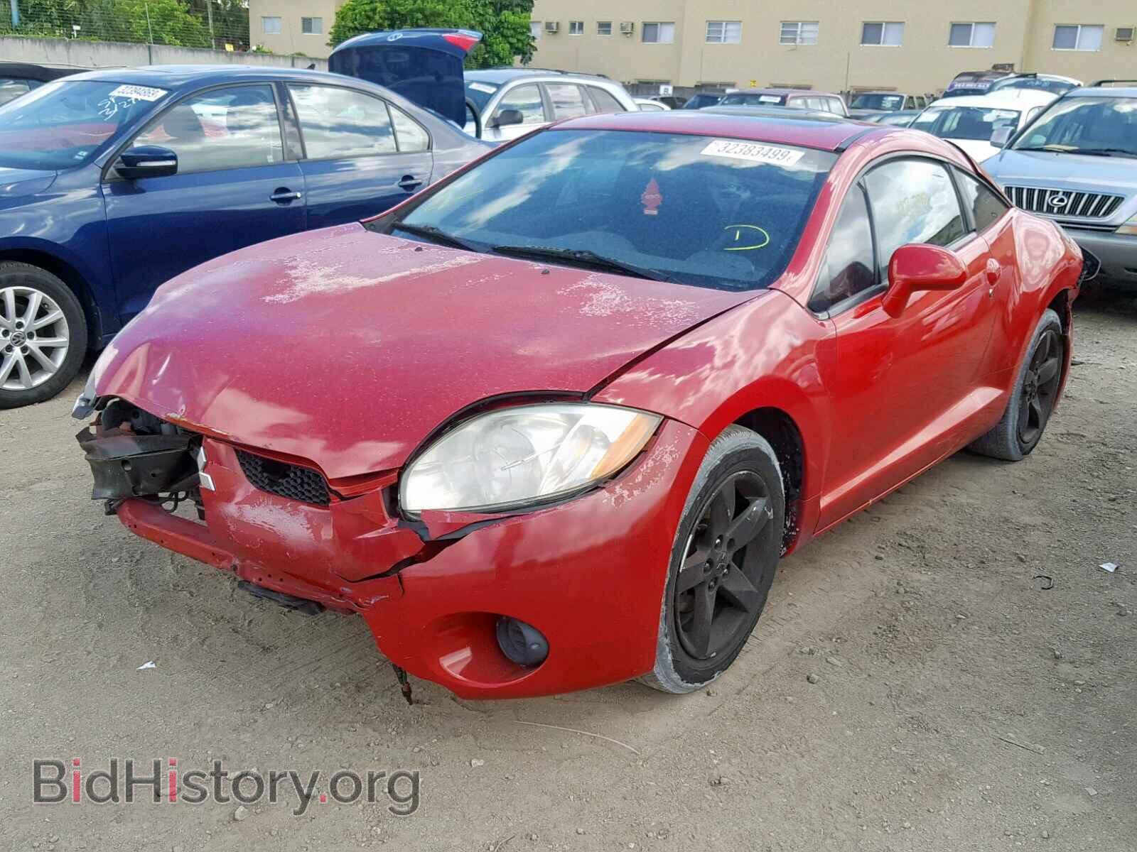 2007 MITSUBISHI ECLIPSE - VIN: 4A3AK24F67E051392 - Фото 2