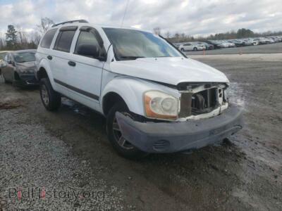 2006 Dodge DURANGO, белый — VIN 1D4HB38N66F126080, Copart