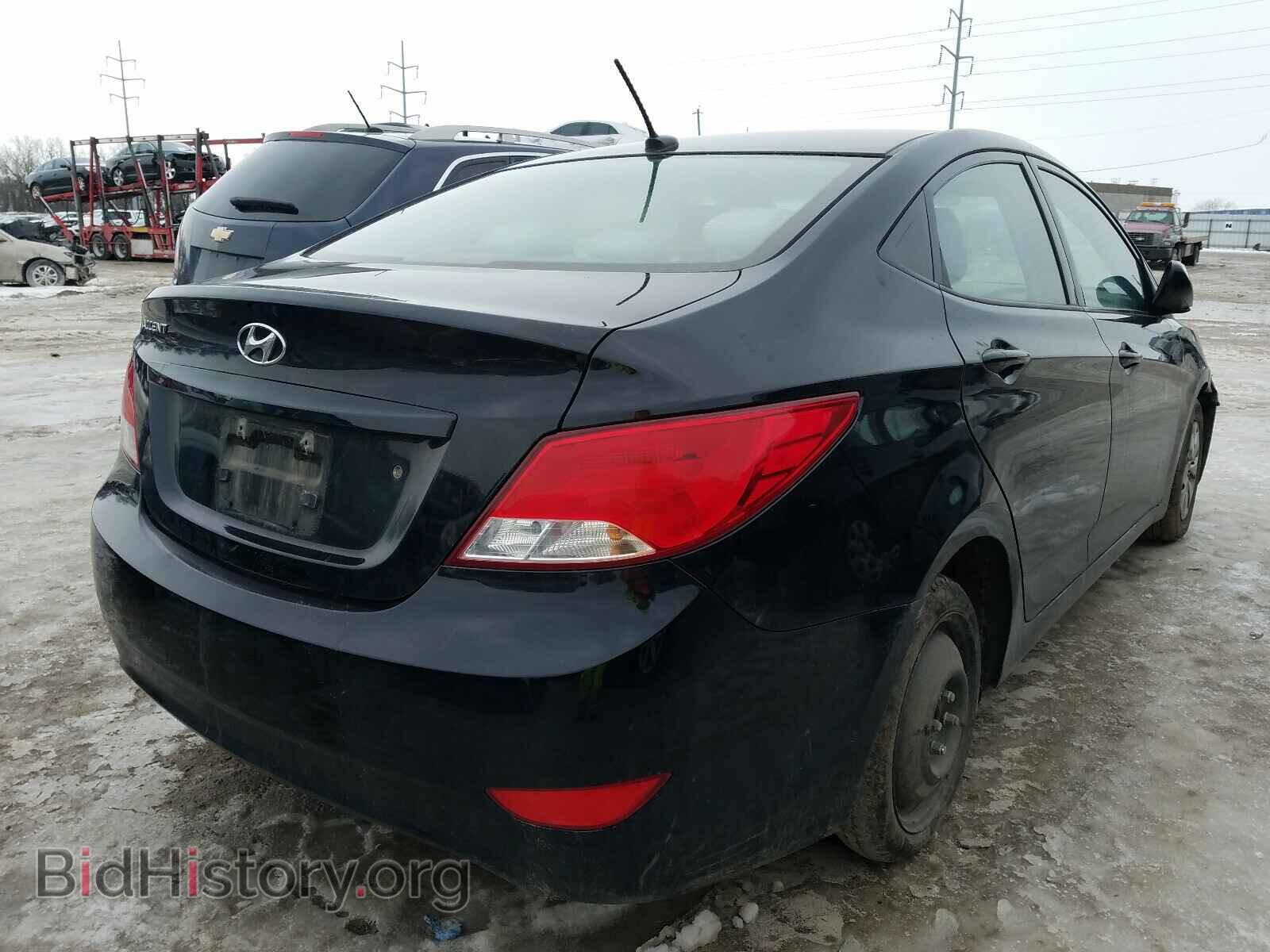 2016 HYUNDAI ACCENT - VIN: KMHCT4AE2GU135372 - Фото 4
