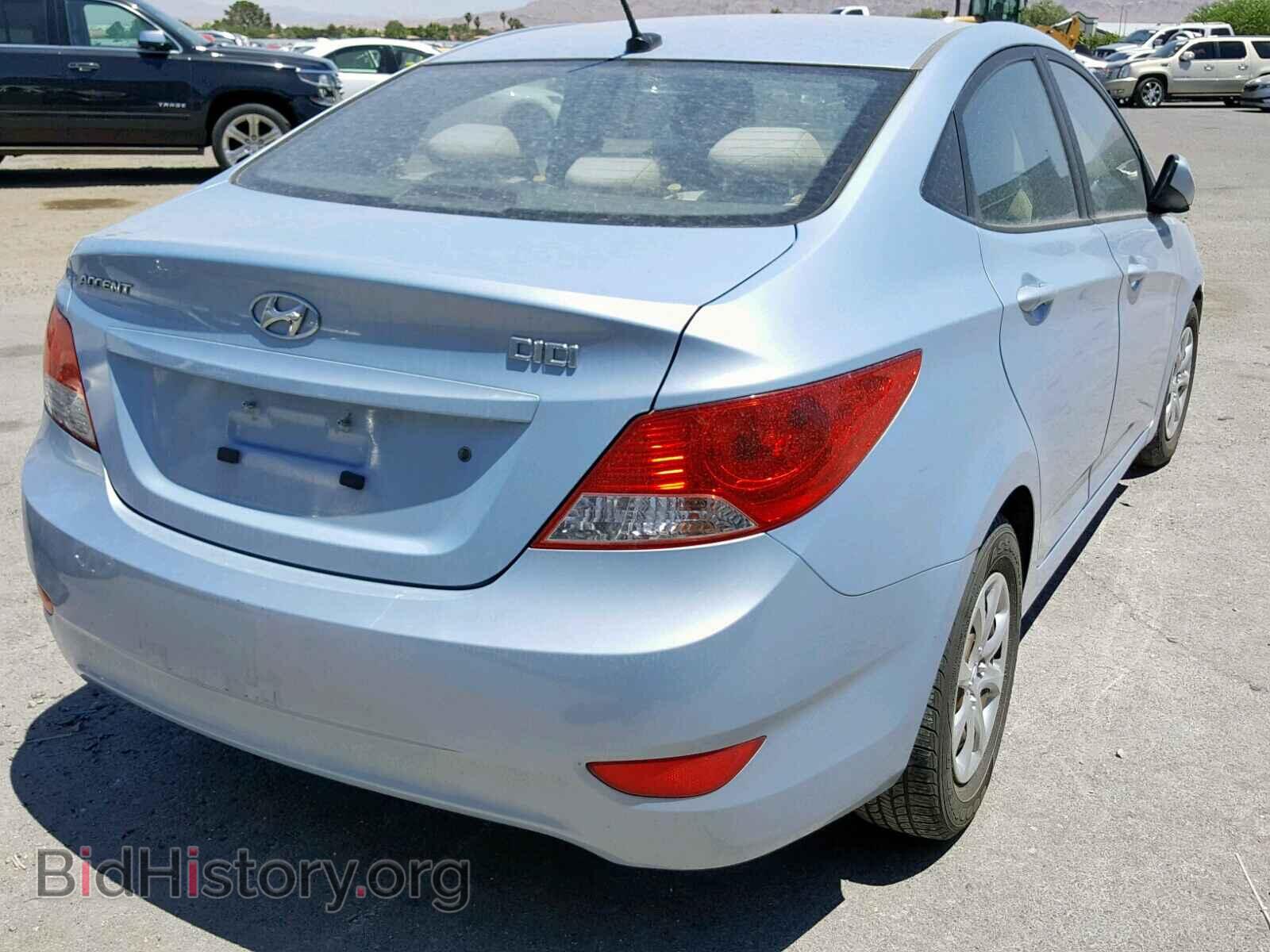 2013 HYUNDAI ACCENT - VIN: KMHCT4AE0DU522692 - Фото 4