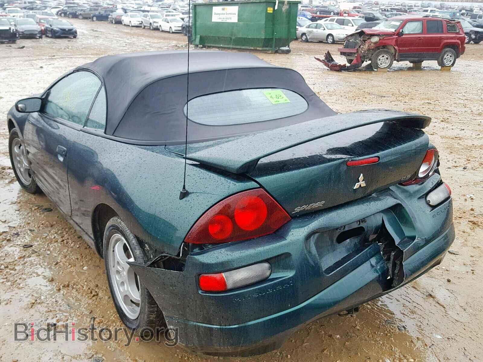 2002 MITSUBISHI ECLIPSE - VIN: 4A3AE45G62E079356 - Фото 3
