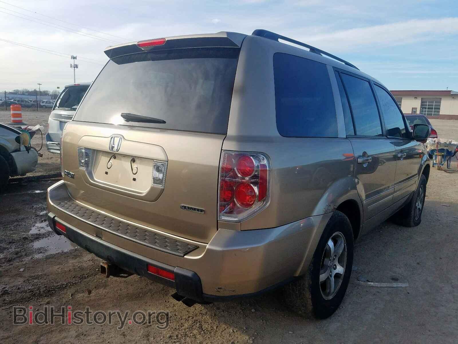 2006 HONDA PILOT - VIN: 2HKYF18546H548022 - Фото 4