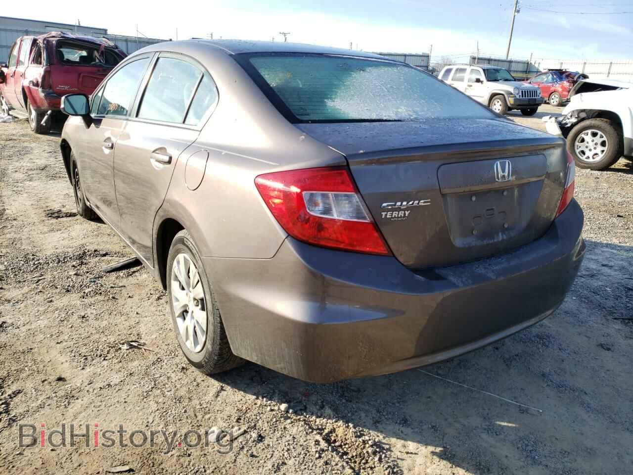2012 HONDA CIVIC - VIN: 2HGFB2F59CH541701 - Фото 3