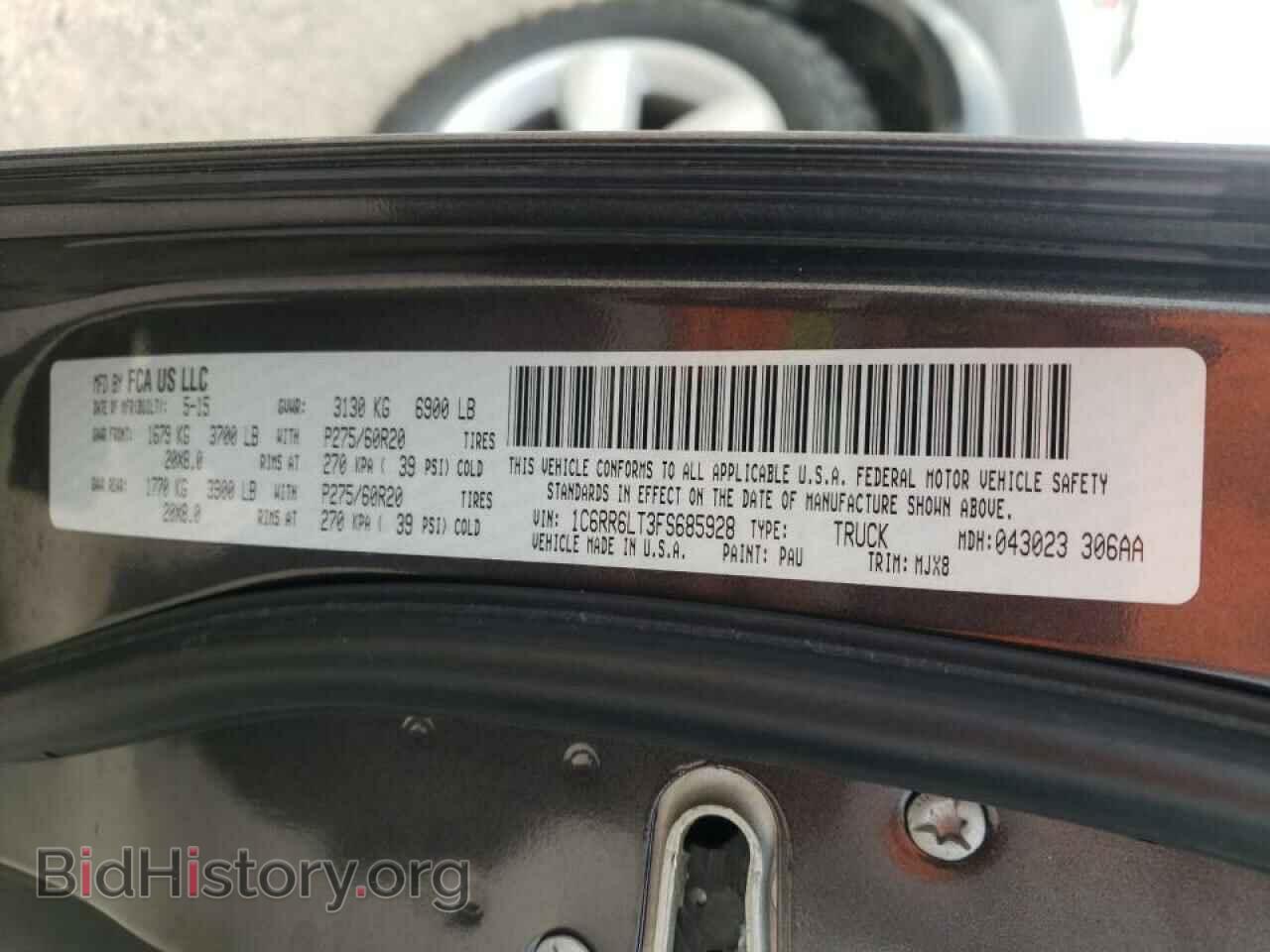 2015 RAM 1500 - VIN: 1C6RR6LT3FS685928 - Фото 10