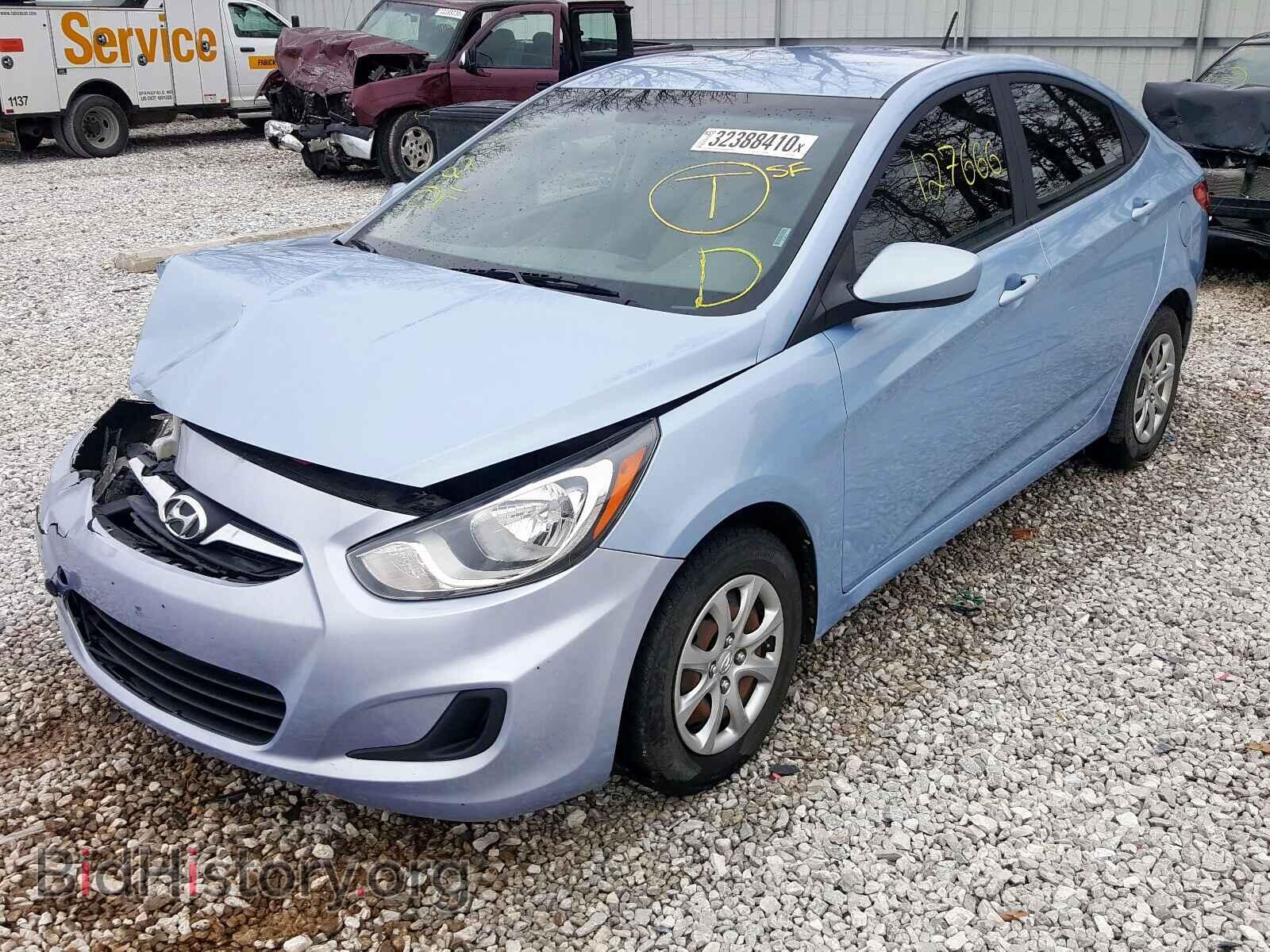 2014 HYUNDAI ACCENT - VIN: KMHCT4AE7EU600466 - Фото 2
