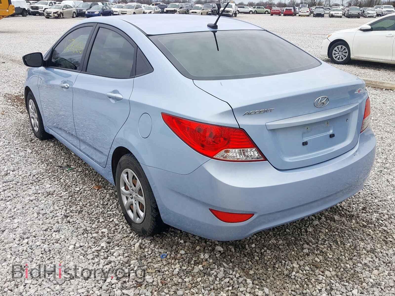 2014 HYUNDAI ACCENT - VIN: KMHCT4AE7EU600466 - Фото 3