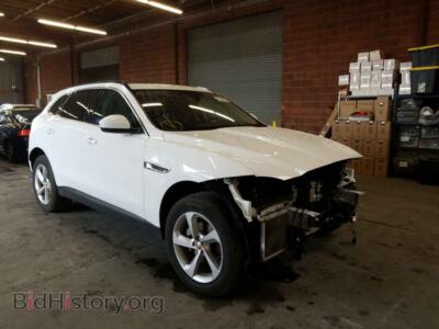 2019 Jaguar F-PACE F-Pace PRE, белый — VIN SADCJ2FX5KA601402, Copart