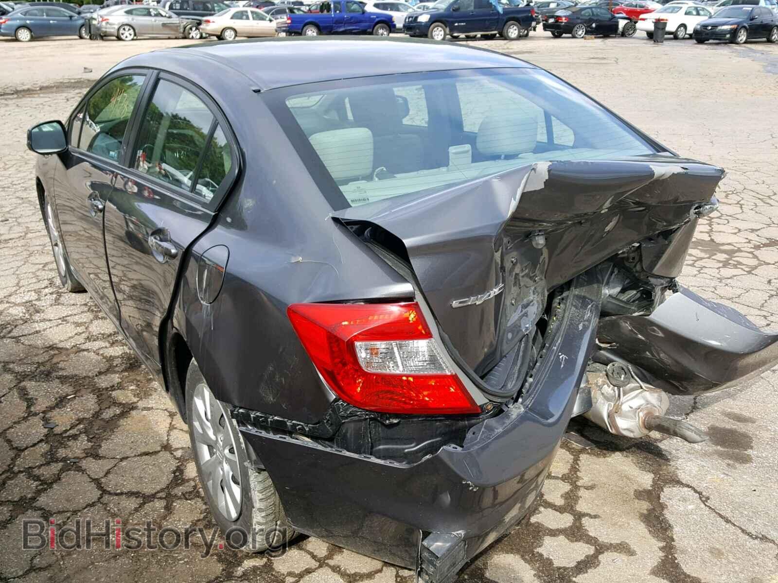 2012 HONDA CIVIC LX - VIN: 2HGFB2F56CH314093 - Фото 3