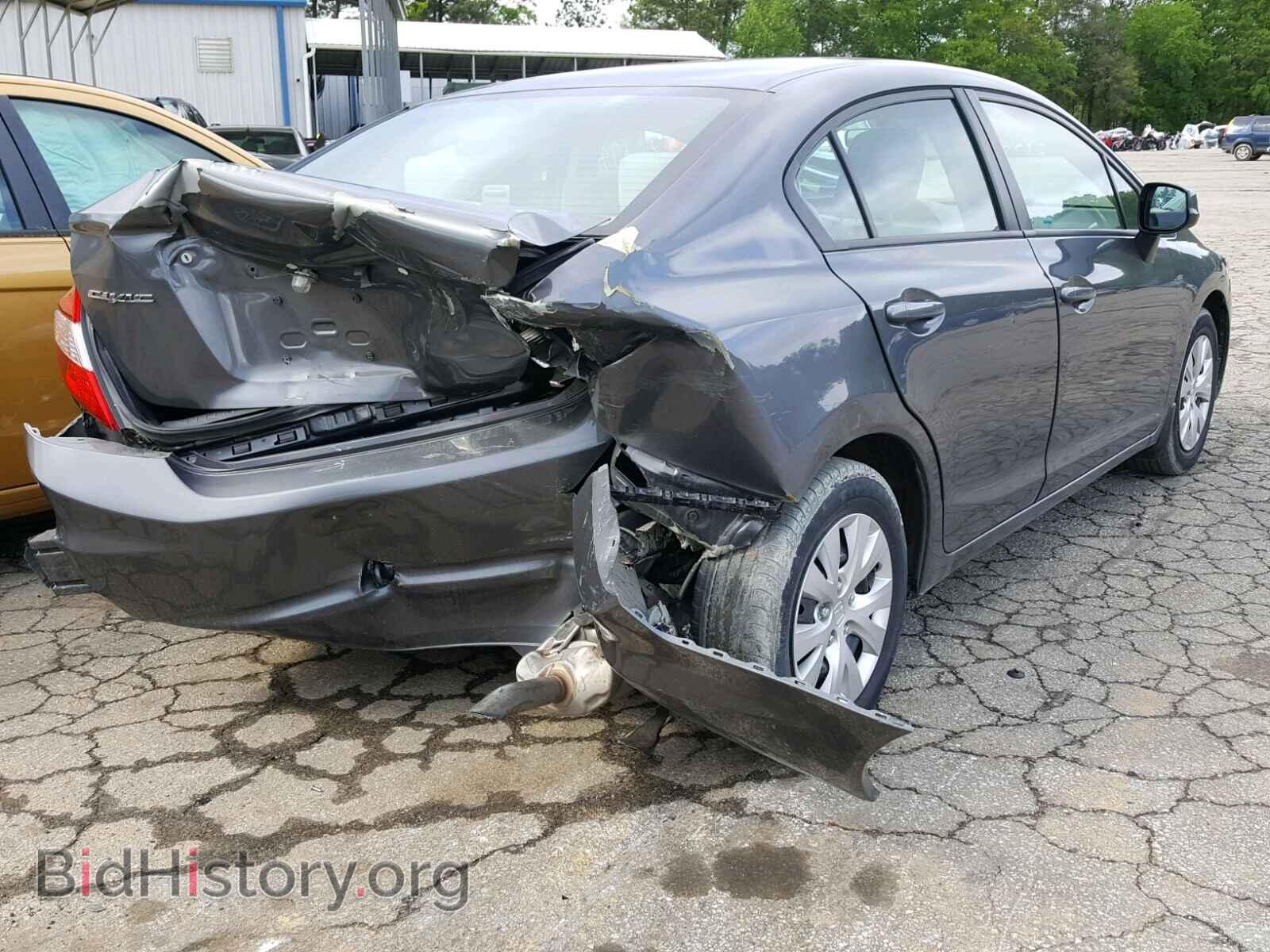 2012 HONDA CIVIC LX - VIN: 2HGFB2F56CH314093 - Фото 4
