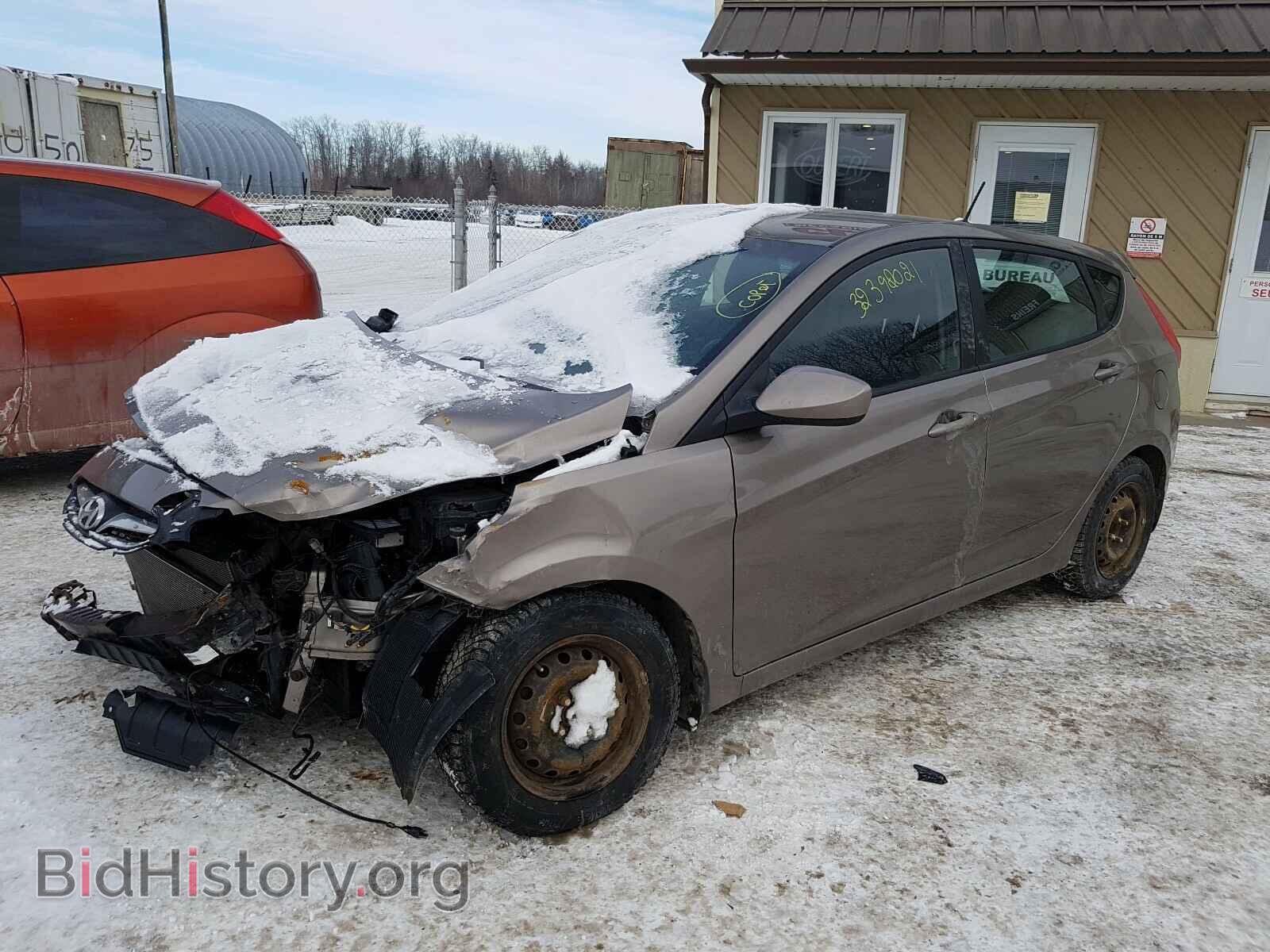 2013 HYUNDAI ACCENT - VIN: KMHCT5AE5DU127557 - Фото 2