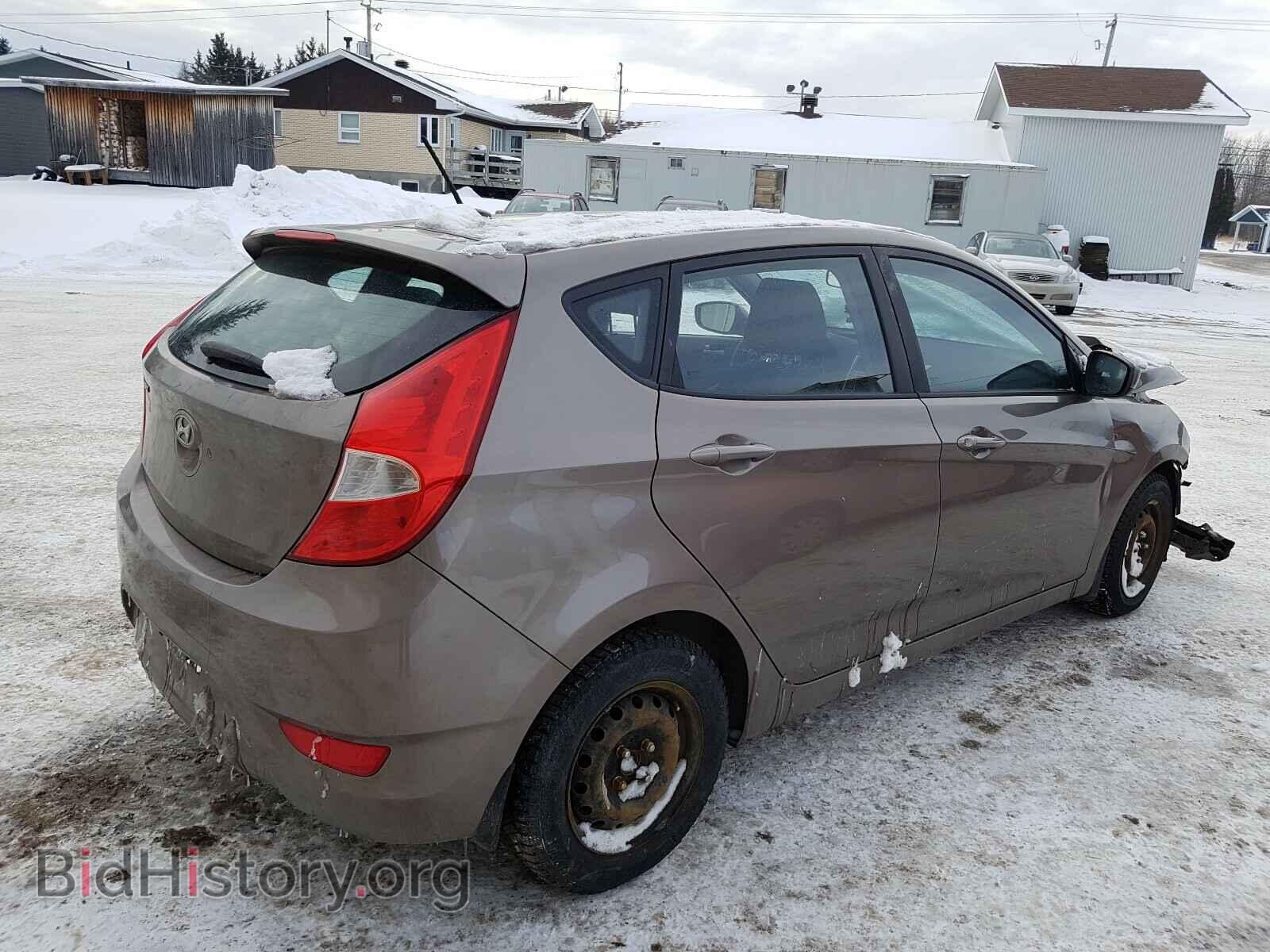 2013 HYUNDAI ACCENT - VIN: KMHCT5AE5DU127557 - Фото 4