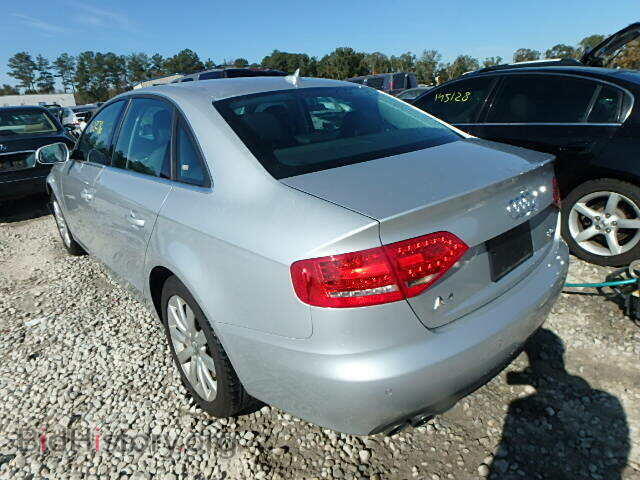2011 AUDI A4 - VIN: WAUFFAFL4BN040620 - Фото 3