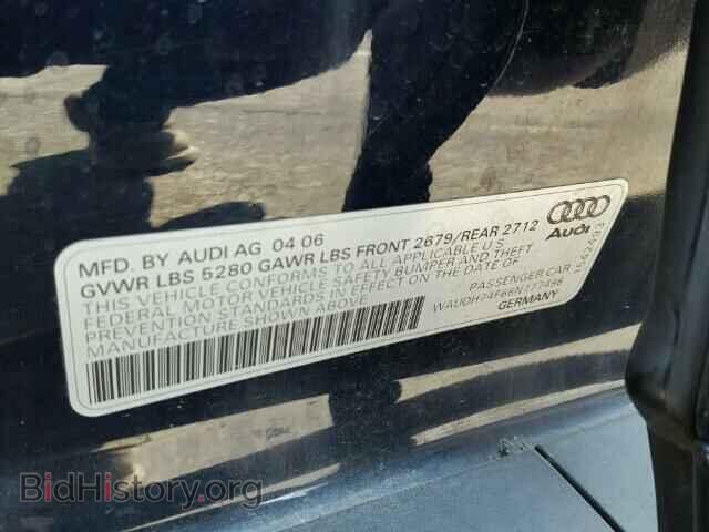 2006 AUDI A6 - VIN: WAUDH74F66N177498 - Фото 10