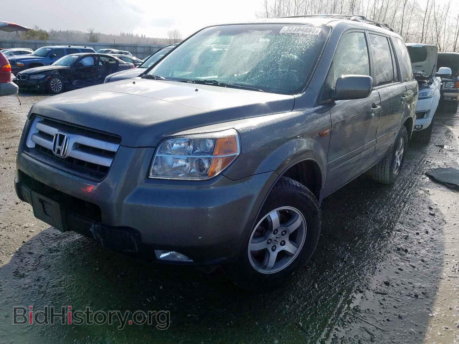 2007 HONDA PILOT - VIN: 2HKYF18587H515932 - Фото 2