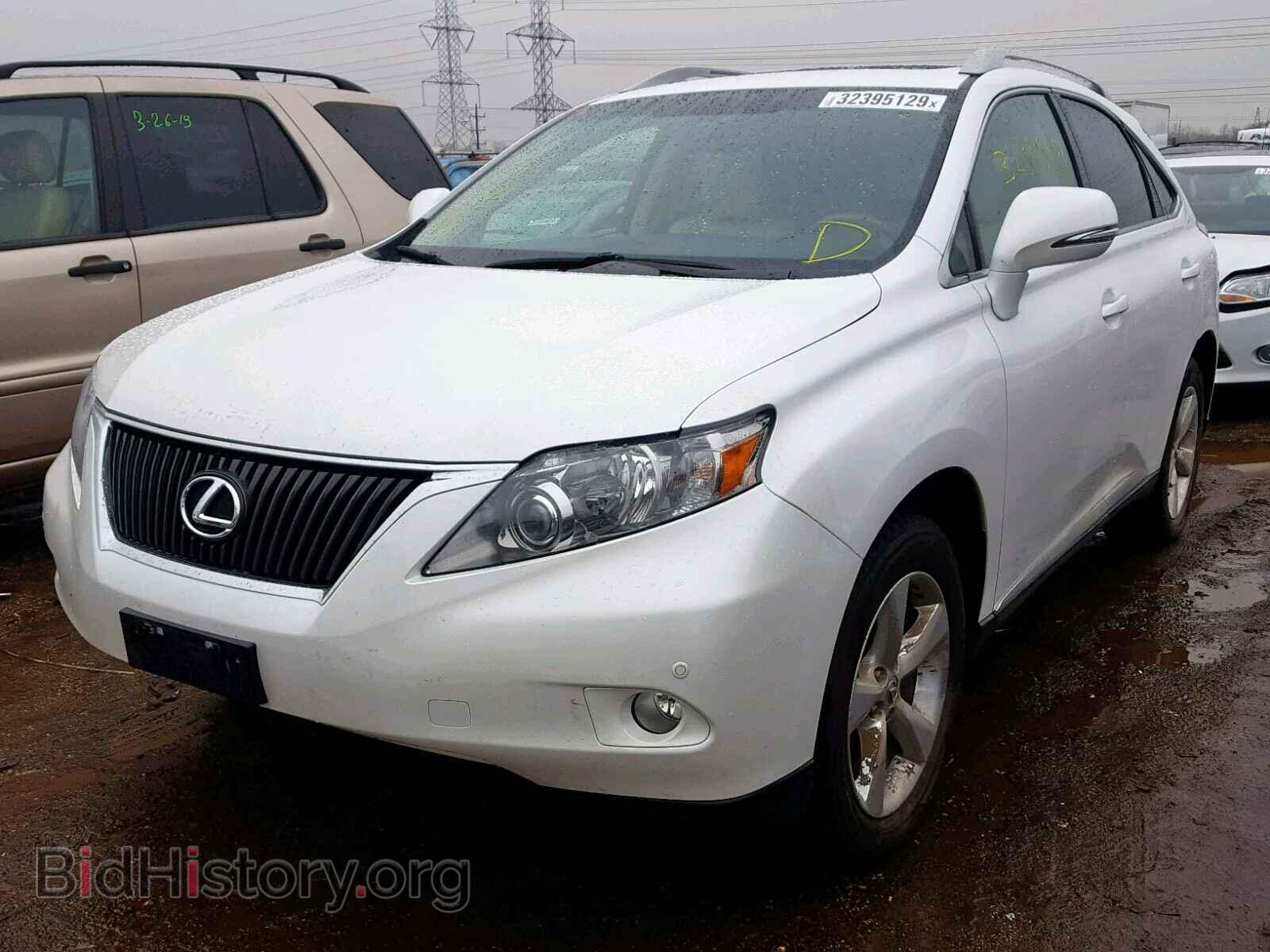 2011 LEXUS RX 350 - VIN: 2T2BK1BAXBC093550 - Фото 2