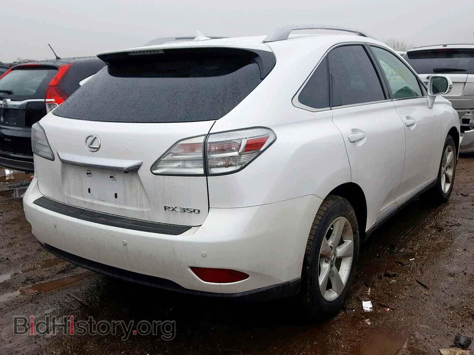 2011 LEXUS RX 350 - VIN: 2T2BK1BAXBC093550 - Фото 4