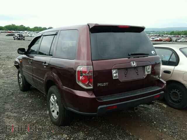 2007 HONDA PILOT - VIN: 2HKYF18197H512924 - Фото 3