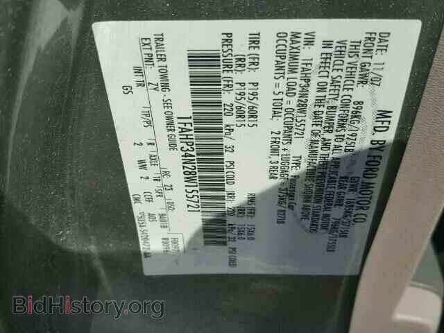 2008 FORD FOCUS - VIN: 1FAHP34N28W155721 - Фото 10