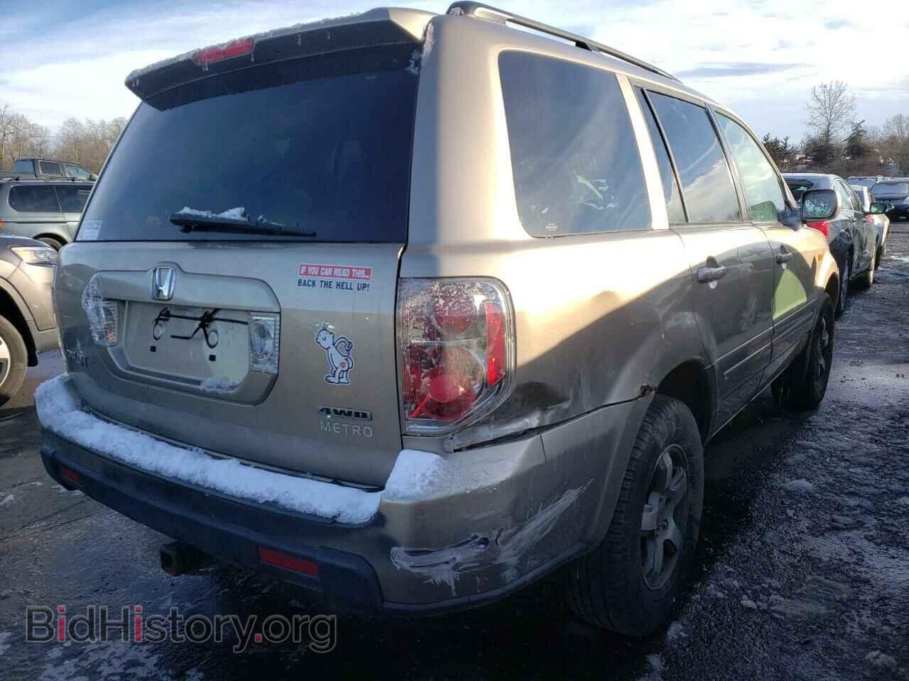 2007 HONDA PILOT - VIN: 2HKYF18517H517991 - Фото 4
