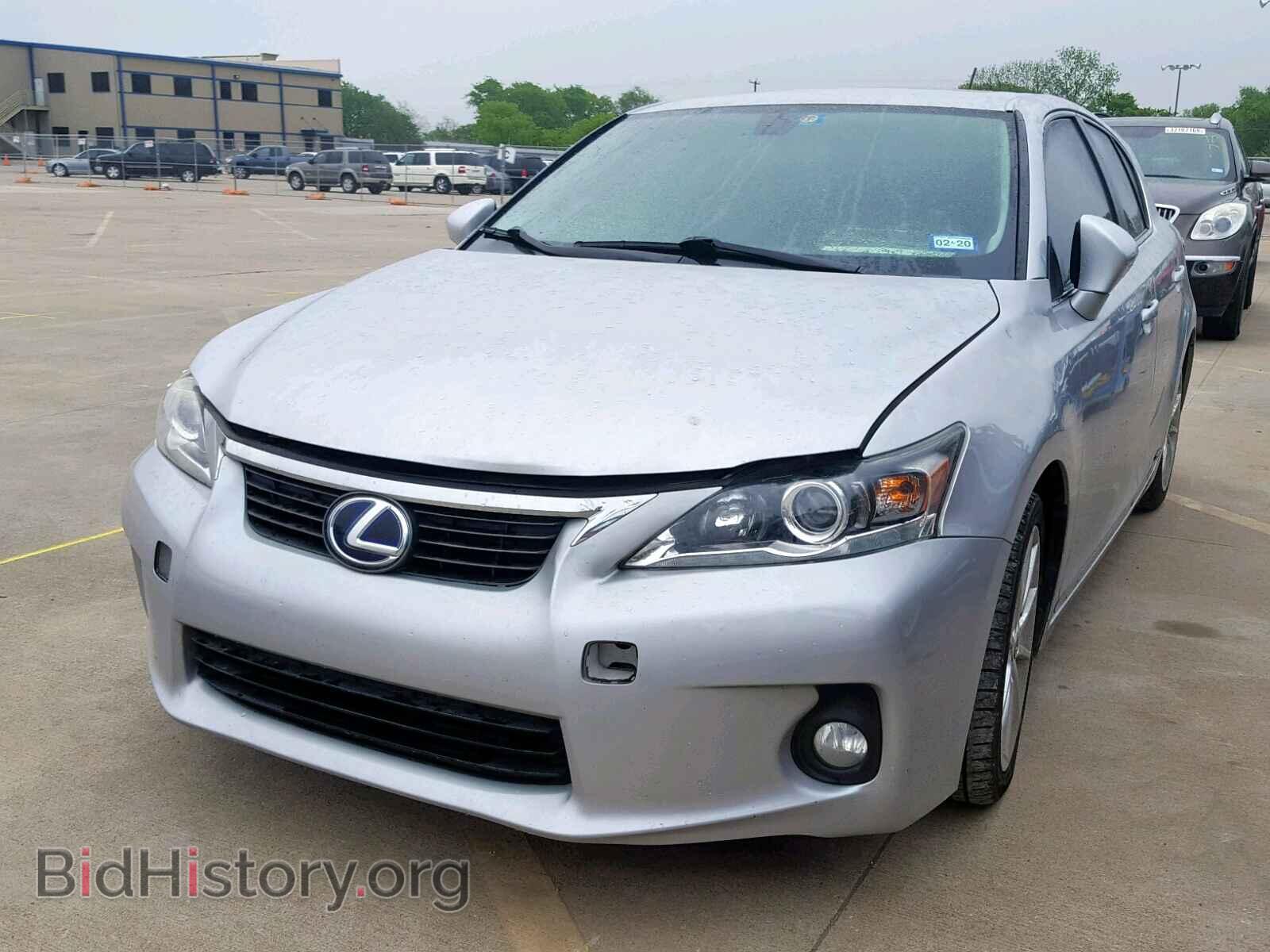 2012 LEXUS CT 200 - VIN: JTHKD5BH6C2060515 - Фото 2