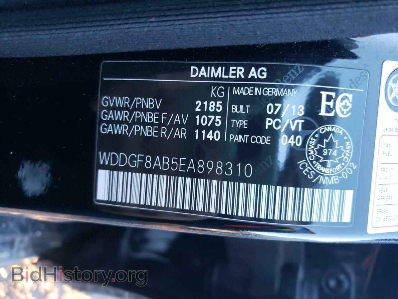 2014 MERCEDES-BENZ C-CLASS - VIN: WDDGF8AB5EA898310 - Фото 10