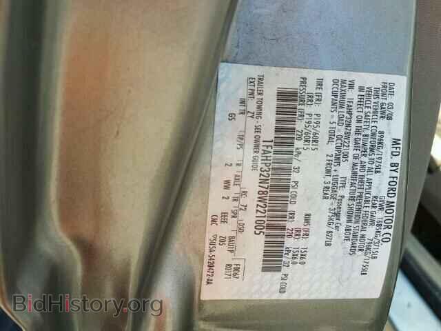 2008 FORD FOCUS - VIN: 1FAHP32N78W221005 - Фото 10