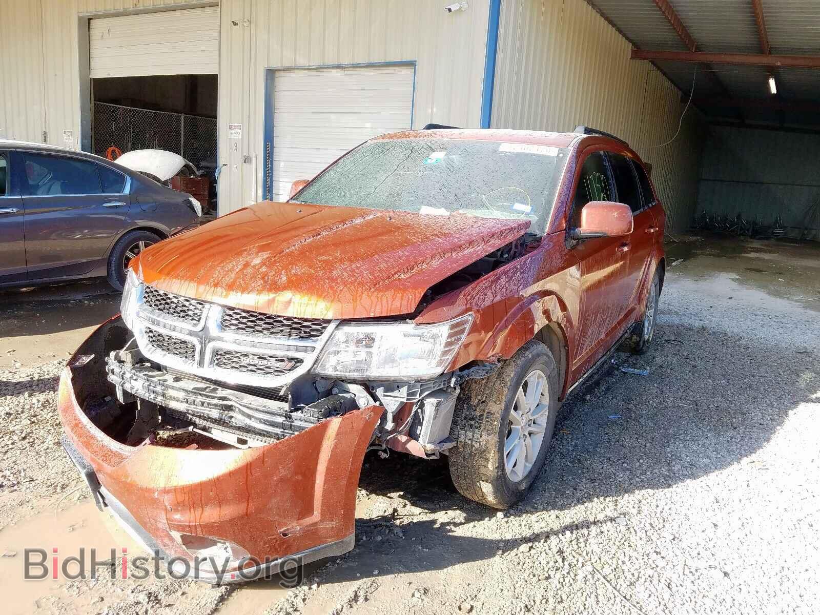 2014 DODGE JOURNEY - VIN: 3C4PDCBB4ET133177 - Фото 2