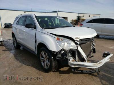 2011 Chevrolet EQUINOX Equinox LS, белый — VIN 2CNALBEC5B6430882, Copart