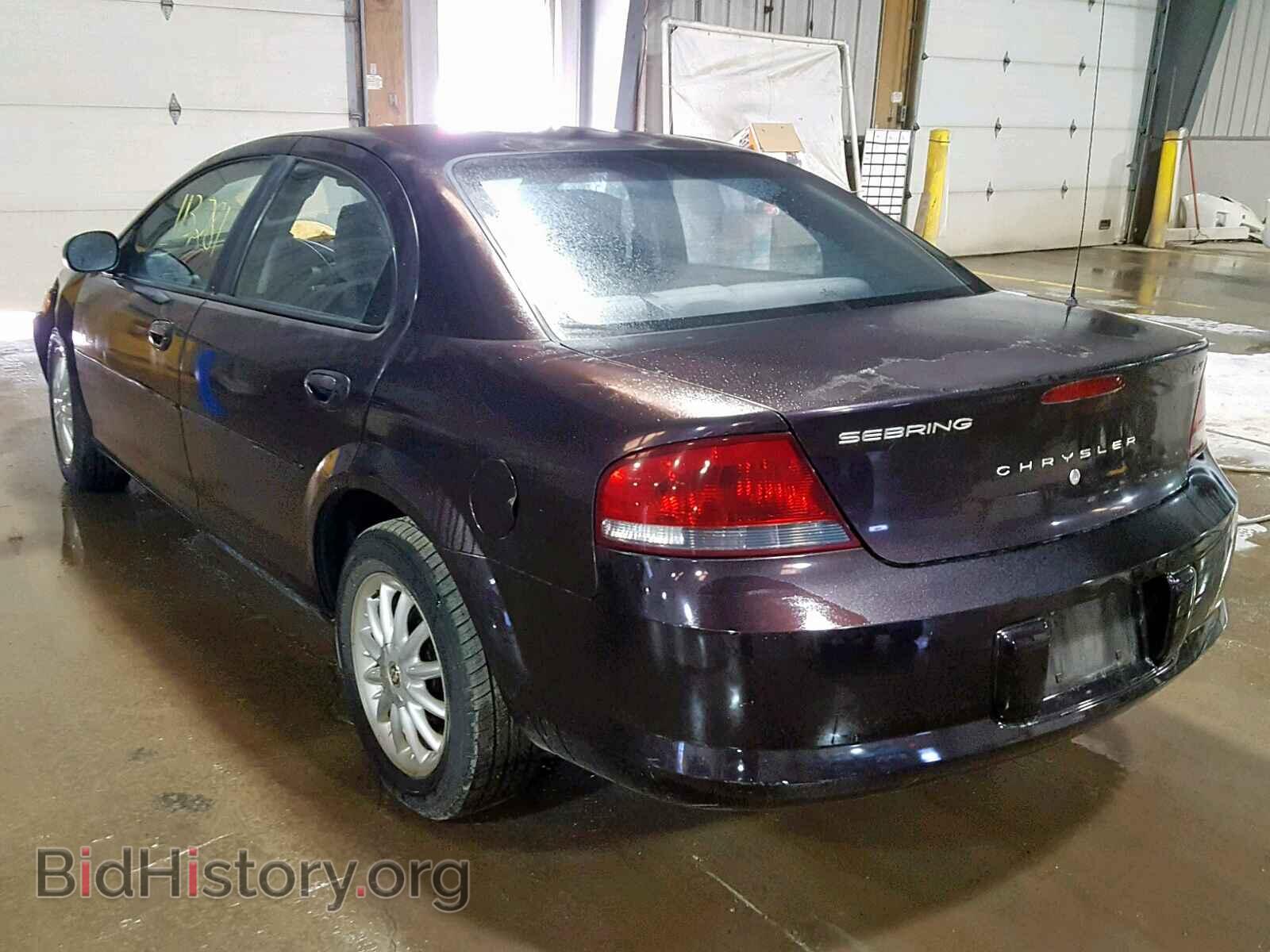 2003 CHRYSLER SEBRING - VIN: 1C3EL46T73N559014 - Фото 3
