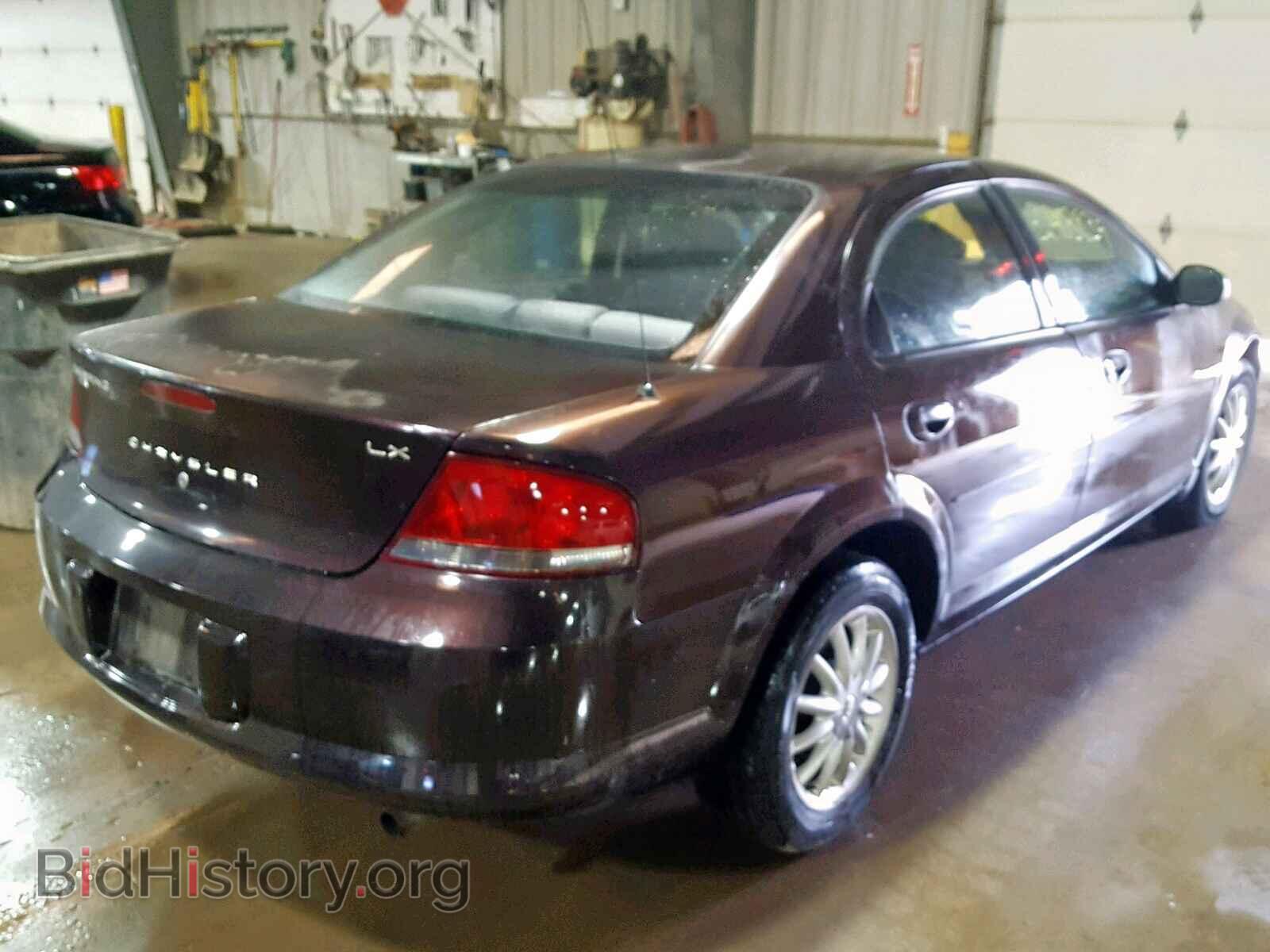 2003 CHRYSLER SEBRING - VIN: 1C3EL46T73N559014 - Фото 4