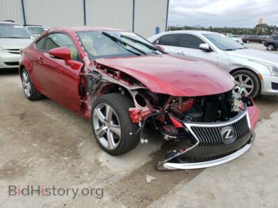 2016 Lexus RC RC 200t, red — VIN JTHHA5BC7G5002392, Copart