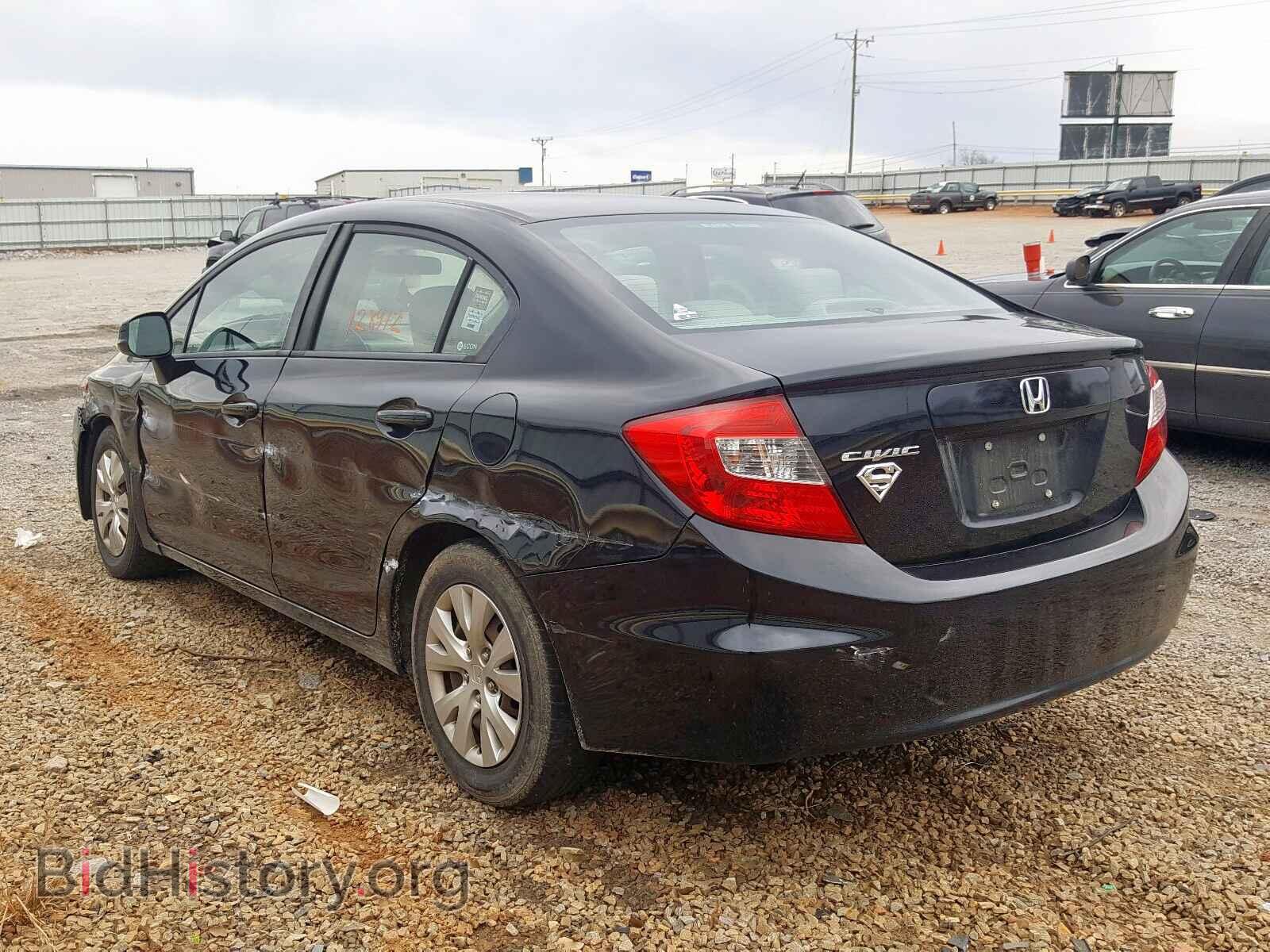 2012 HONDA CIVIC - VIN: 19XFB2F52CE067570 - Фото 3