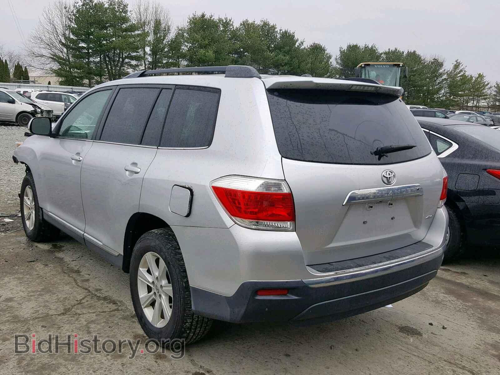 2012 TOYOTA HIGHLANDER - VIN: 5TDBK3EH7CS119183 - Фото 3