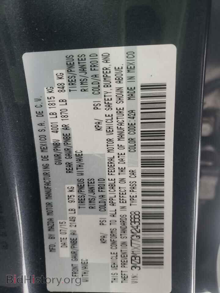 2016 MAZDA 3 - VIN: 3MZBM1X77GM243668 - Фото 10