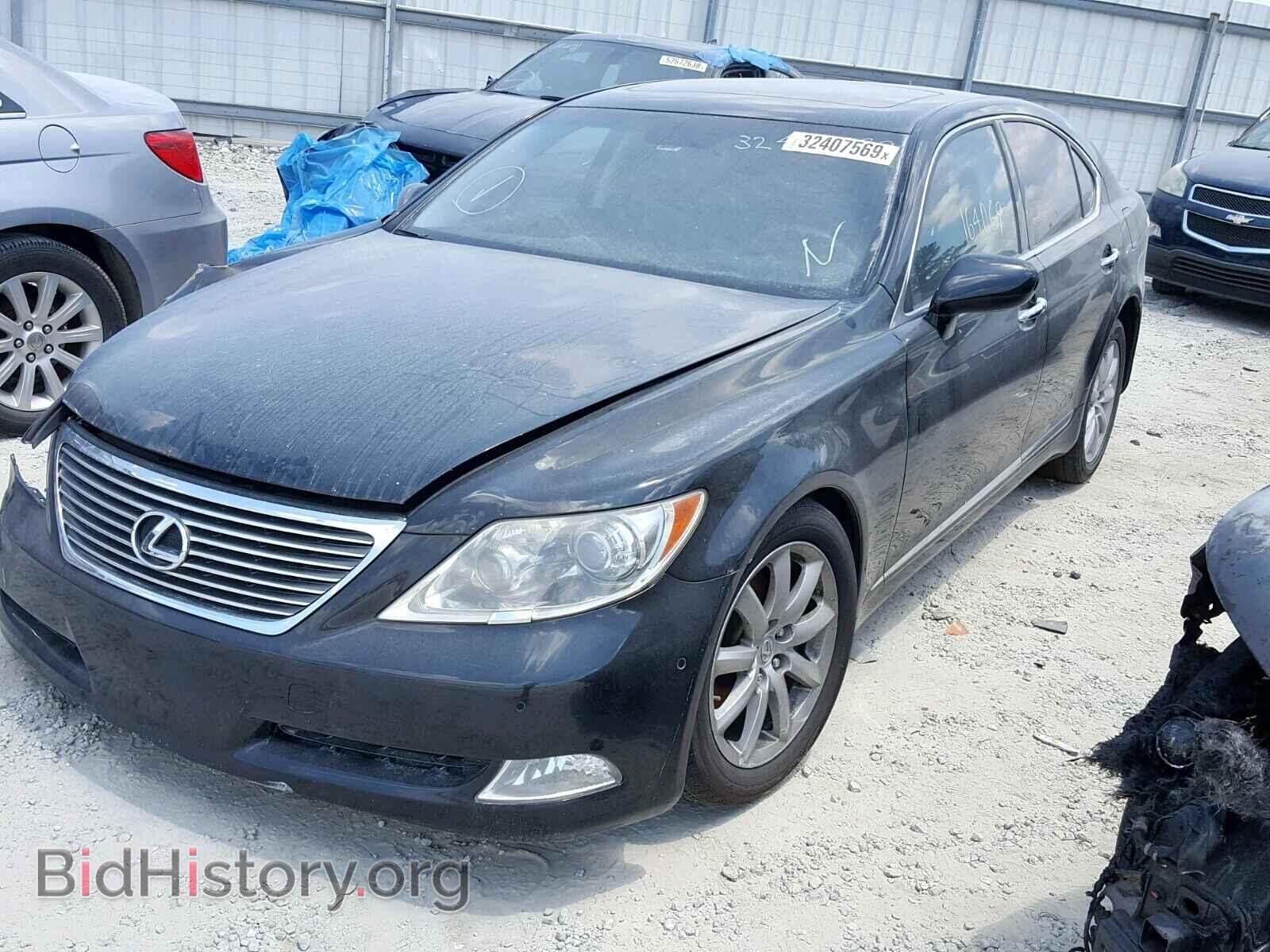 2007 LEXUS LS460 - VIN: JTHBL46F275046346 - Фото 2