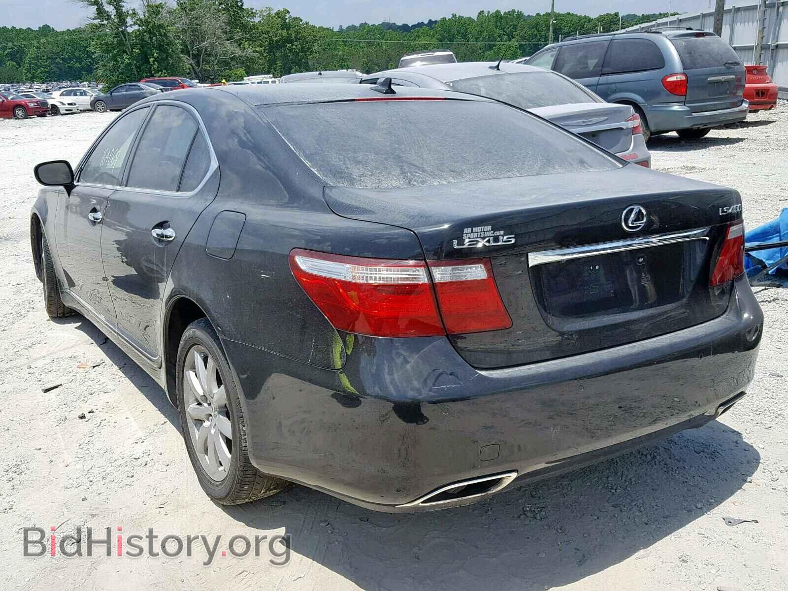 2007 LEXUS LS460 - VIN: JTHBL46F275046346 - Фото 3