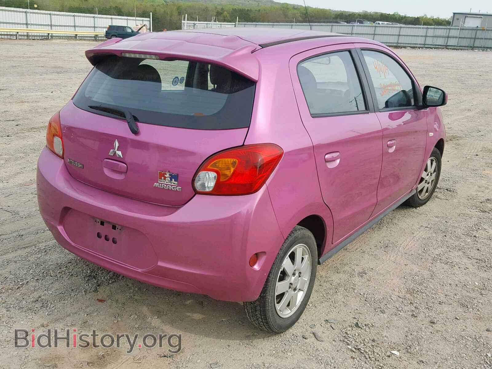 2014 MITSUBISHI MIRAGE - VIN: ML32A3HJ3EH004477 - Фото 4