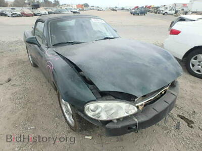 2001 Mazda MIATA Miata/LS, зеленый — VIN JM1NB353610201889, Copart