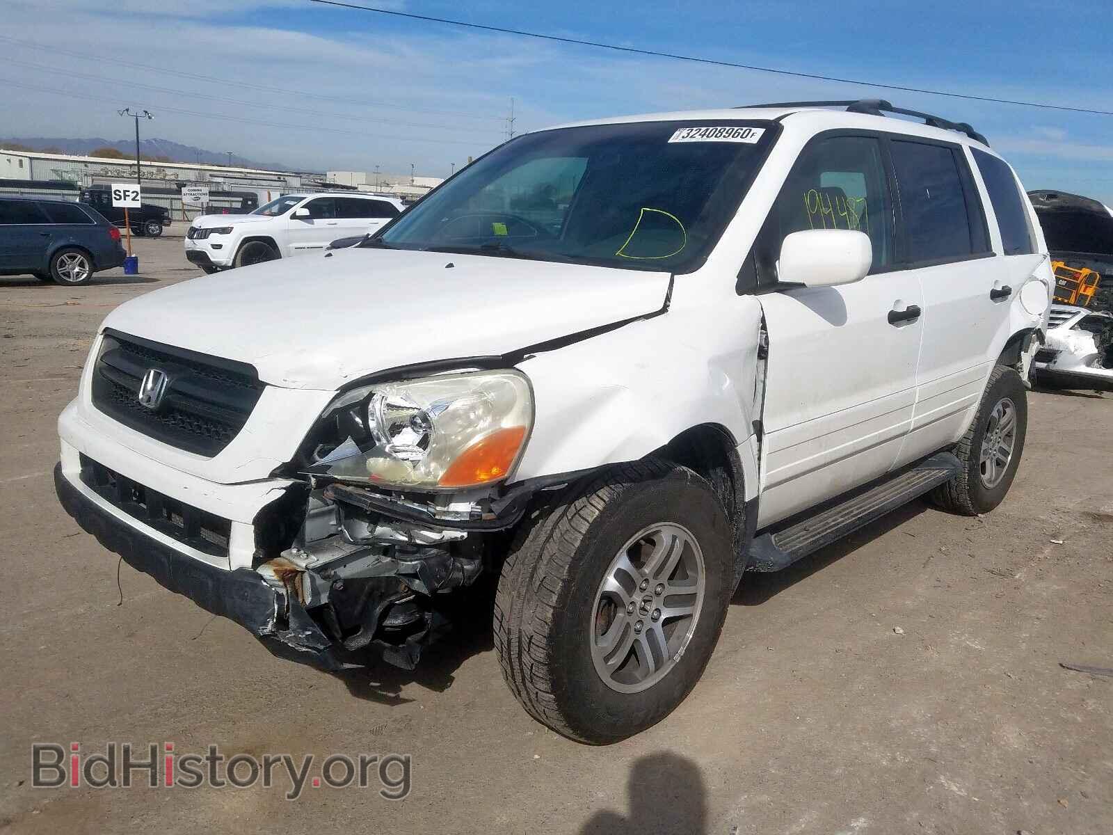 2004 HONDA PILOT EX - VIN: 2HKYF18404H549799 - Фото 2