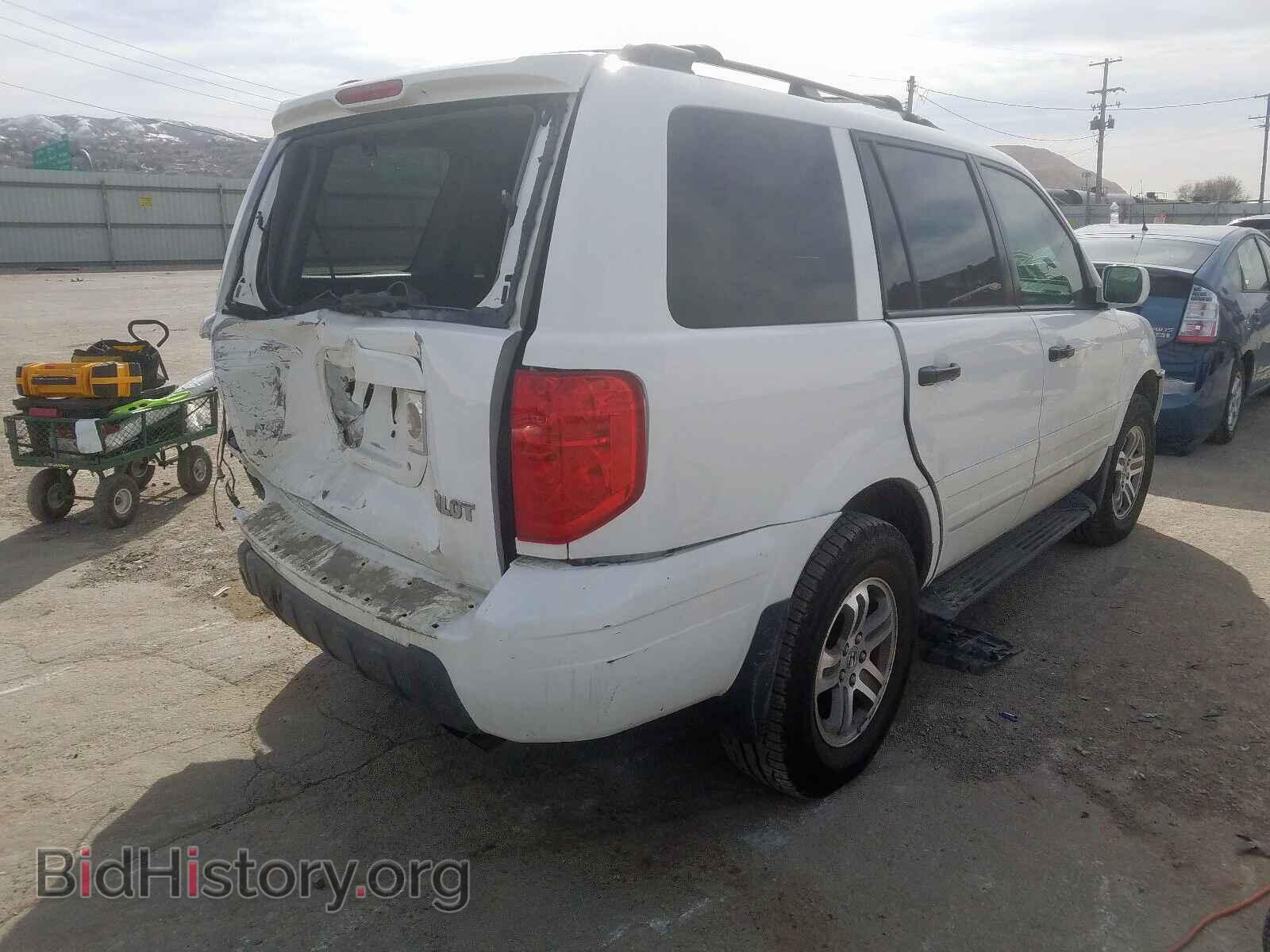 2004 HONDA PILOT EX - VIN: 2HKYF18404H549799 - Фото 4