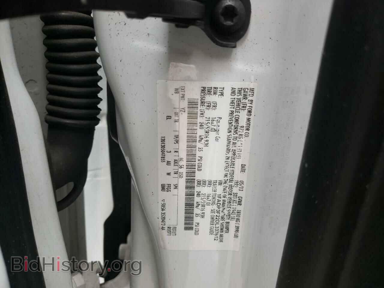 2013 FORD FOCUS - VIN: 1FADP3F22DL337612 - Фото 10