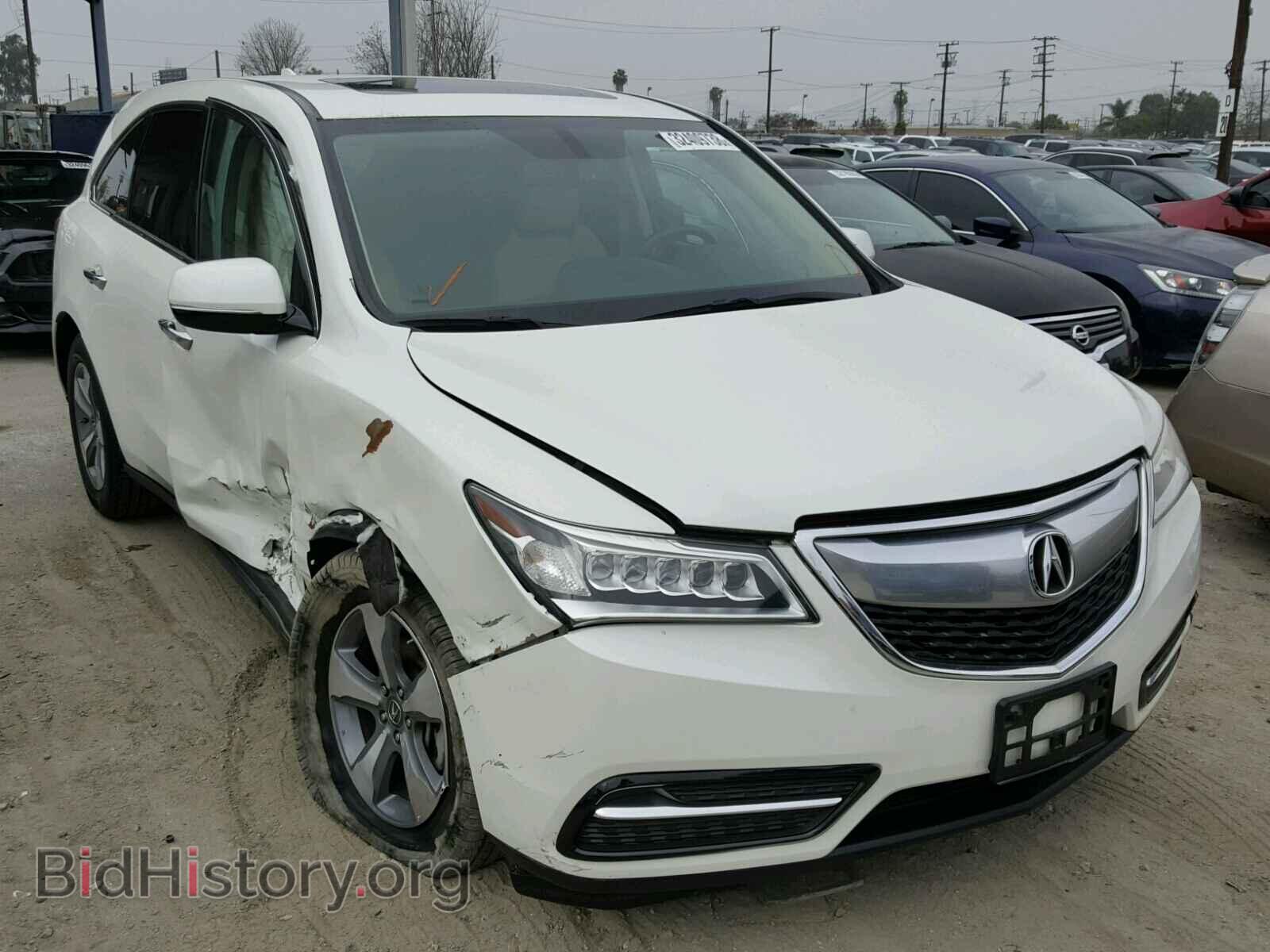Photo 5FRYD3H29FB012218 - ACURA MDX 2015