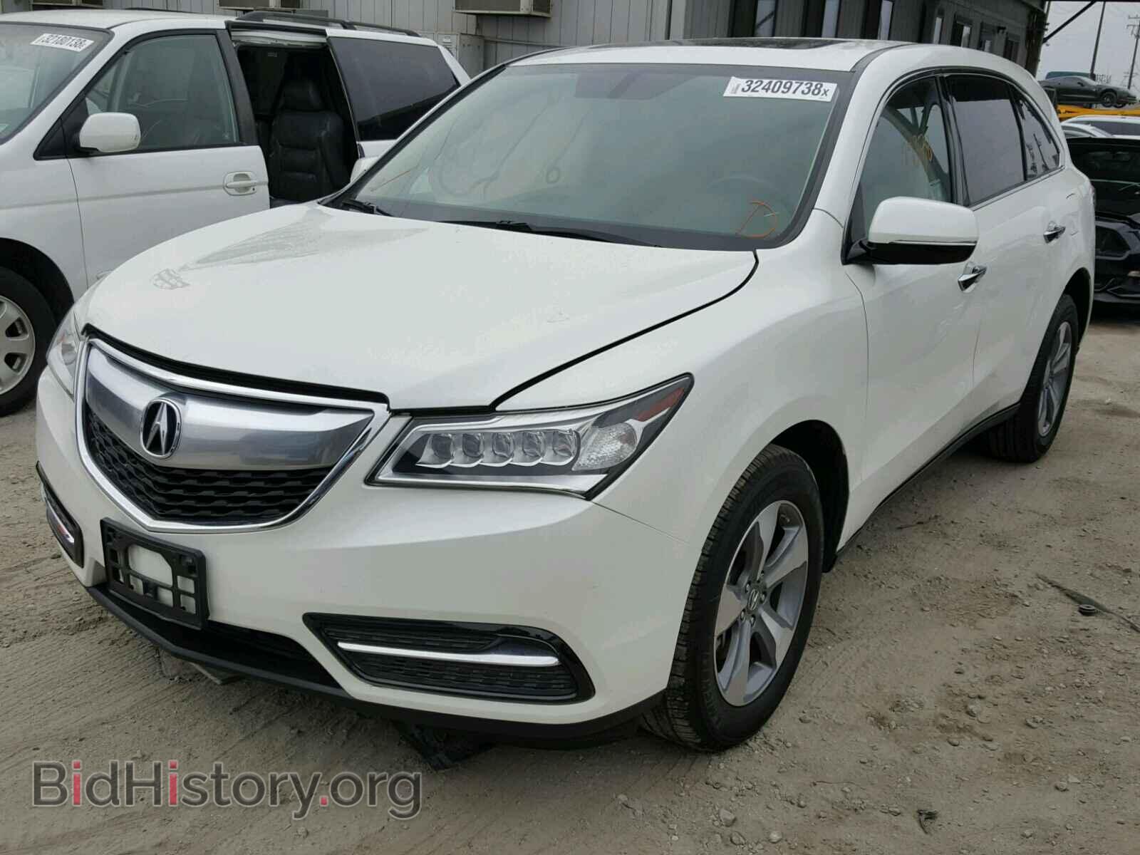 2015 ACURA MDX - VIN: 5FRYD3H29FB012218 - Фото 2