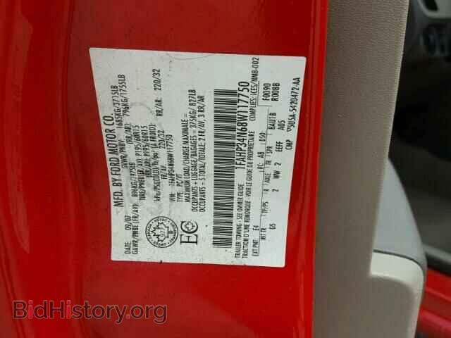 2008 FORD FOCUS - VIN: 1FAHP34N68W117750 - Фото 10